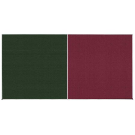 United Visual Products Enclosed Corkboard, 1 Door, 18"x24", 4" Fra UV3414-WHITE-RUBBER